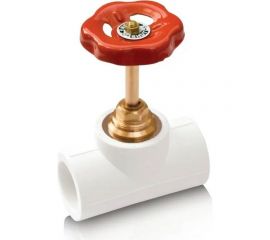 Вентильный кран Blue Ocean полипропиленовый, тип 2 - 75 PPRF/SV-2(W)-75 