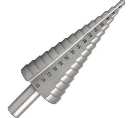 Сверло ступенчатое 4-32 мм, 15 ступеней Волжский Инструмент 5016006 