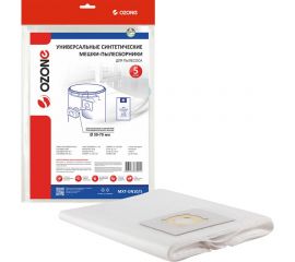 Пылесборники универсальные синтетические (5 шт; фланец 59-70 мм; до 36 л) OZONE MXT-UN10/5 