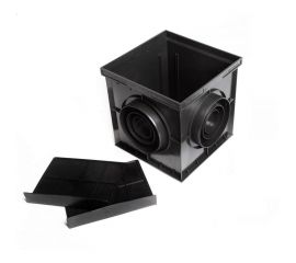 Пластиковый дождеприемник Aquastok с перегородкой 200x200x197 B125 (4200) 549125 