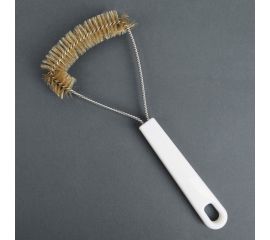 Щётка для чистки посуды и решёток-гриль Доляна металлическая щетина, 25х11 см 3565818 