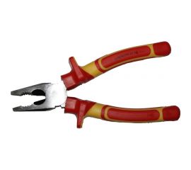 Диэлектрические комбинированные плоскогубцы Промлайн 200мм, Cr-v до 1000В с двухкомпонентными рукоятками ПЛ0210103200_z022 