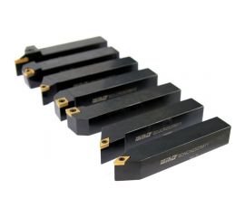 Набор резцов со сменными твердосплавными пластинами TiN (7 шт; 25 мм) MetalMaster 18339 