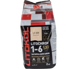 Затирка для швов LITOKOL LITOCHROM 1-6 EVO LE 225 (бежевый; 2 кг) 500230002 