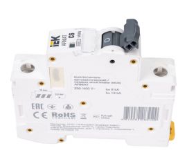Автоматический выключатель IEK M06N 1P C 6А AR-M06N-1-C006 