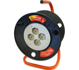 Удлинитель на катушке Облик РБК-4 4 гнезда (с заземлением) 3х1,5 кг 30м УТ-00000684 