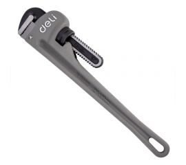 Трубный ключ Стиллсона DELI DL105018 облегченный, 405 мм ширина захвата 60 мм, алюминиевый сплав + CrMo 114787 