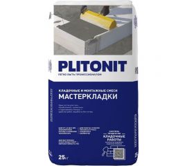Многофункциональный кладочный раствор PLITONIT Мастер Кладки 25 кг 15975 