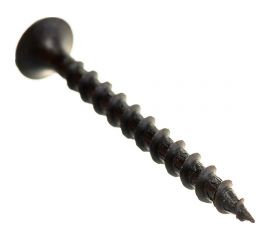 Саморез по дереву для ГКЛ Метизный двор 3,5х41, крупная резьба, оксидированный уп. 1 кг 4690441020734 