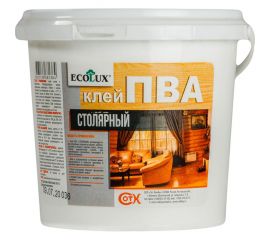 Столярный клей ПВА ECOLUX 10 кг 4607133681418 