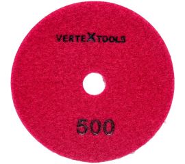 Круг алмазный гибкий шлифовальный для полировки мрамора (100х3х15 мм; Р500) vertextools 12500-0500 