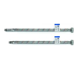 Подводка для смесителей AQUALINK стальная гайка, 80 см пара 4834 