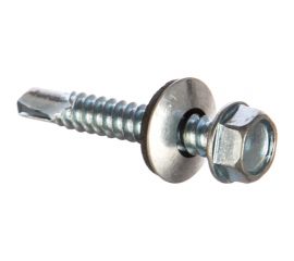 Кровельный саморез Качественный КРЕПЕЖ цинк, 6.3х38 мм, 85 шт 0500197 КЧ 