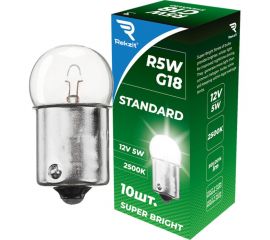 Лампа накаливания Rekzit Standart R5W/G18, 5 Вт, 12 В, 1 упак. 90403 