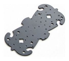 Пластина декоративная фигурная Tech-Krep 135-60 мат черный - накл. 148343 