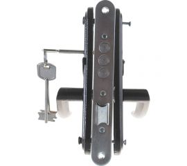 Врезной замок ЗЕНИТ ЗВ9-4-2 черный 15834 