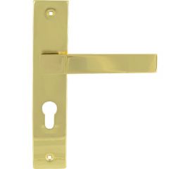 Дверная ручка на планке НОРА-М NEW 109-55 мм золото 16904 