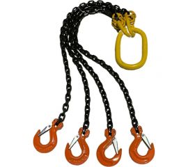 Цепной четырехветвевой строп ТРАСТ 4СЦ 6,7 т, 4000 мм, 8 класс 4687201915638 