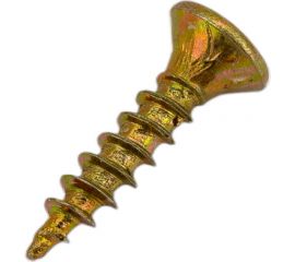 Саморез Мир крепежа DIN 7962, 2,5x12 мм, Pozi, желтый цинк, 1000 шт. Т0000016354 