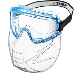 Защитные очки ЗУБР Панорама в комплекте со щитком 110233 