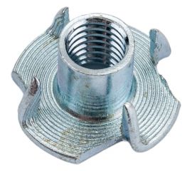 Гайка Мир крепежа DIN 1624, М8, мебельная, врезная, цинк (250 шт) Т0000014448 