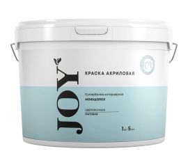 Краска акриловая супербелая интерьерная моющаяся ABC FARBEN JOY 430001 13.0 кг 4300011950 