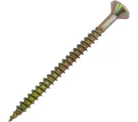 Шуруп качественный крепеж желтый цинк, 4,5x60, 500 шт. 2000651 КЧ 