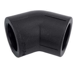 Угол Blue Ocean полипропиленовый 25x45 градусов UV-pro с защитой от ультрафиолета черный PPRF/45E-UV(Bk)-25 