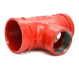 Переходной тройник под резьбу GROOVEX 3""x1 1/4"", 89x42 мм, ДУ 80x32 мм TPR8942 