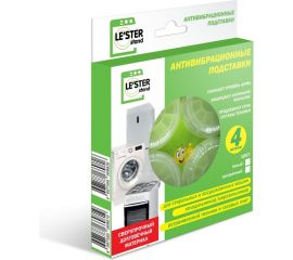Антивибрационные подставки для бытовой техники прозрачные 4 шт LESTER LS-001 прозрачный 