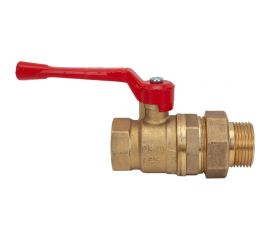 Шаровой кран БАЗ "американка" Ду25 А31 прямой рычаг PN40 БАЗ.А.А31.0.25.40 