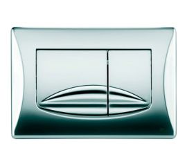 Кнопка смыва OLI RIVER DUAL механическая двухрежимная, хром глянцевый 638504 