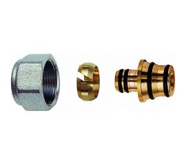 Концовка для металлопластиковых труб FAR 16,8х2,5 с накидной гайкой М24х19 FC 6055 150200 