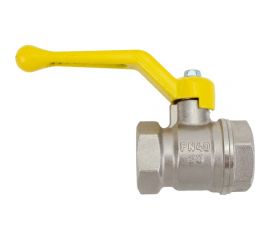 Шаровой кран для газа VALFEX 3/4"" ВР/ВР рычаг, латунный никелированный 11Б27фтМ VF.271.NR3.034.Bir 