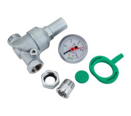 Редуктор хром FAR 3/4"" ВР-НР, с манометром FA 2835 34 