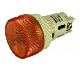 Сигнальная неоновая лампа TDM ENR-22 d22мм желтый 230В цилиндр SQ0702-0014 