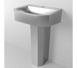 Раковина-одинарная Доминант с пьедесталом (AISI 304) D-A2/02 