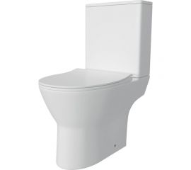 Напольный унитаз Teymi Ritta безободковый, сиденье микролифт T40803 ЦБ-00267141 