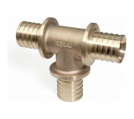 Тройник Rehau 63, 63, 63, бронза RX+, равнопроходной 14562811001 