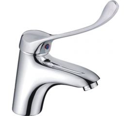 Смеситель для умывальника D-Lin с хирургической ручкой, хром D110427-6 