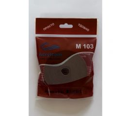 Акриловая лента Акрилком М103 серый носитель, 0,8 мм х 20 мм х 5 м М103 20мм 