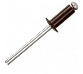 Заклепки Спец 3,2x8 RAL8017 тёмно-коричневый, 50 шт. блистер СПЕЦ-3514 