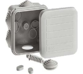 Распределительная коробка для открытой проводки Рувинил Тусо 68x68x45 мм серая для быстрого монтажа 67031 