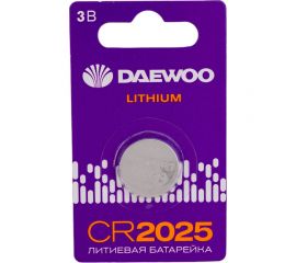 Литиевая батарейка DAEWOO CR2025 Lithium BL-1 5034143 