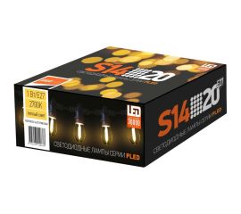 Светодиодная лампа Jazzway «Белт-лайт» PLED- ECO- S14 1w E27 2700K CLEAR 5040625 