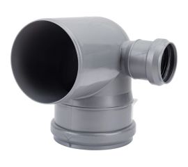 Отвод SINIKON с левым патрубком ПП D 110x50x87 552003.R 