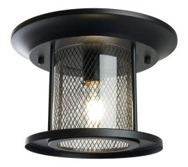 Садово-парковый светильник FERON PL723 на потолок 60W E27 230V, черный 48387 