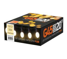 Светодиодная лампа Jazzway «Белт-лайт» PLED- ECO- G45 1w E27 3000K 5040649 