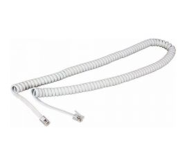 Витой телефонный шнур REXANT 2м джек-джек белый 18-2021 