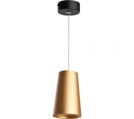 Потолочный светильник FERON ml1858 barrel bell levitation на подвесе, 1,7 м, mr16, 35w, 230v, золото черный , 48423 